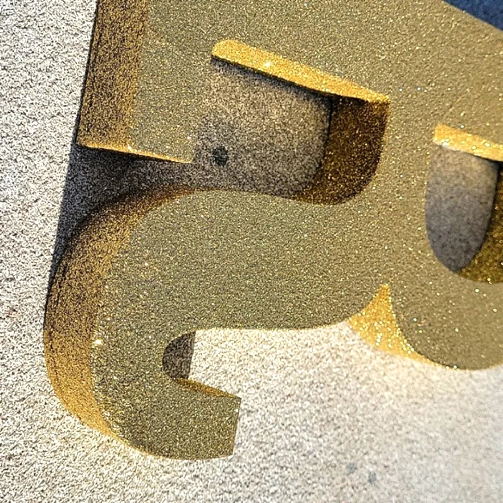 NEW 9 inch Glam Letter 